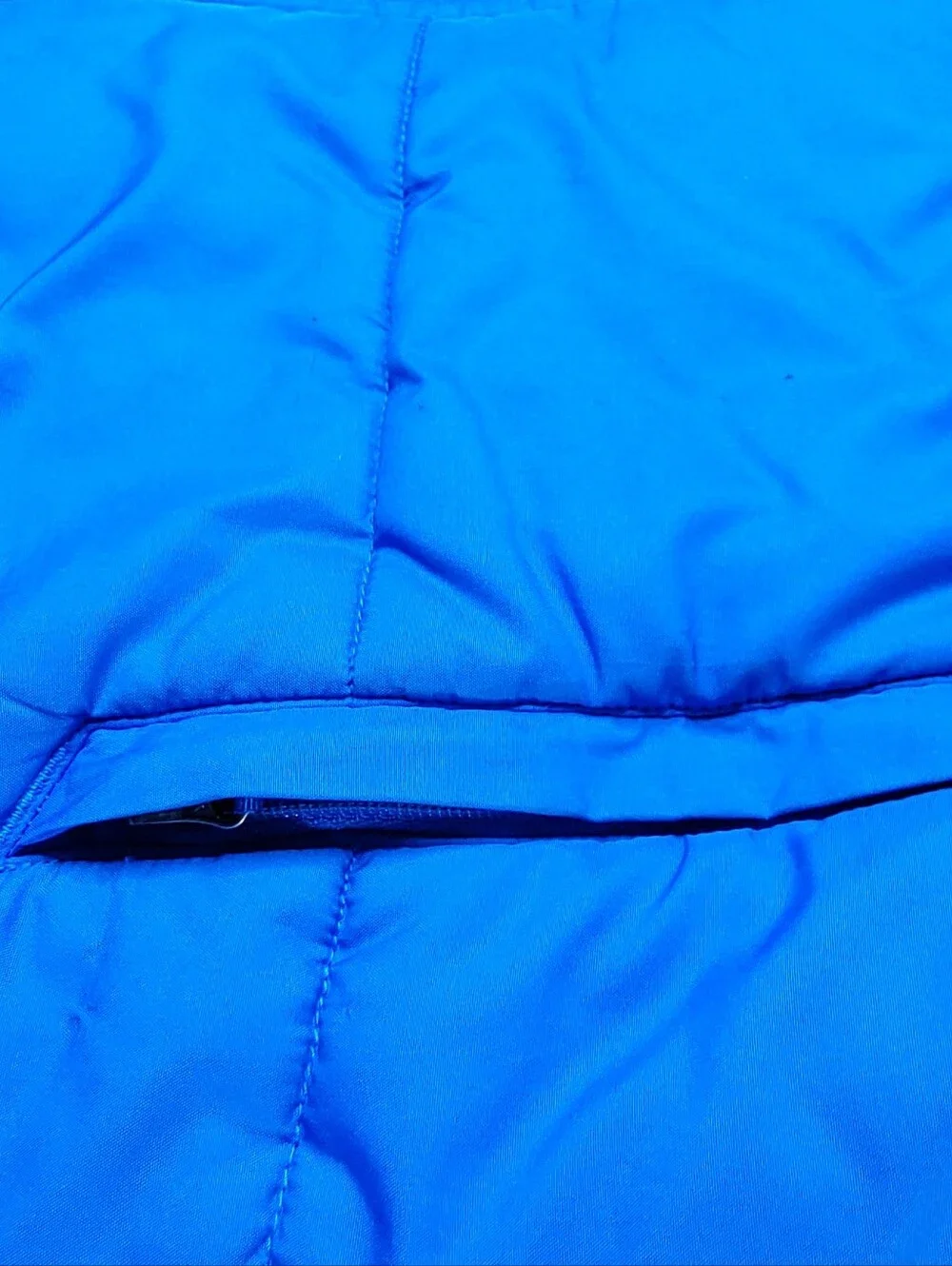 Columbia Sportwear Boy's Hooded Puffer Jacket Size Medium 10/12 Blue Full Zip